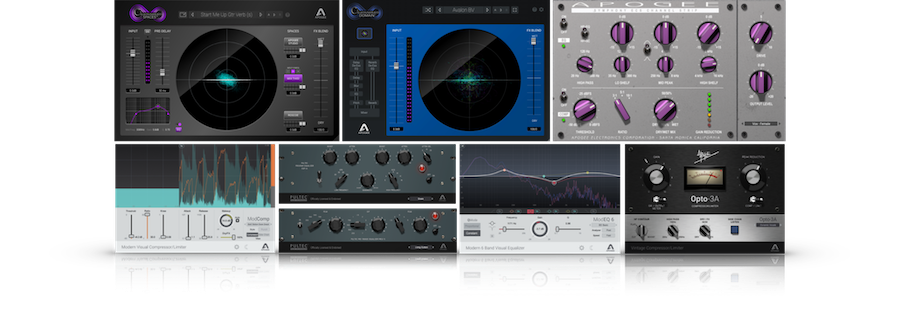 Apogee FX Plugin Collage