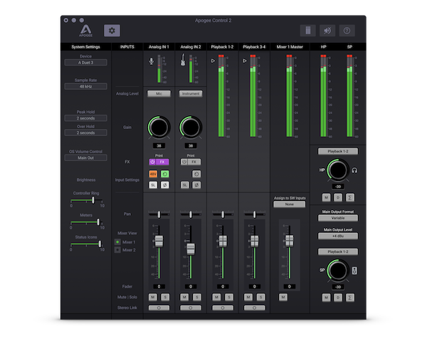 Duet 3 Apogee Control 2 Software
