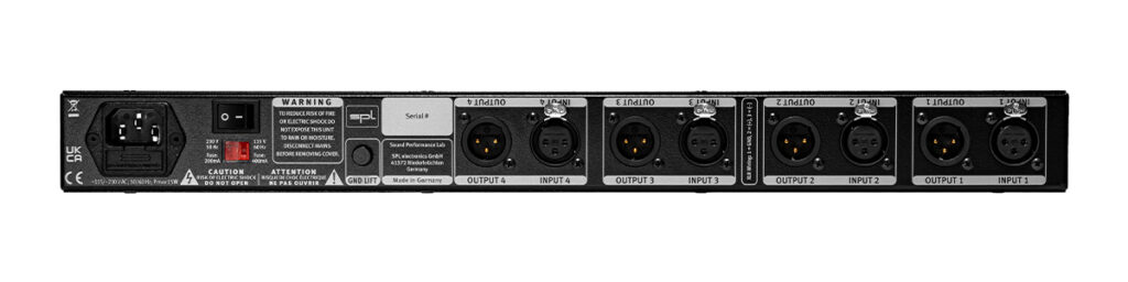 SPL Transient Designer 4 Mk2 rear